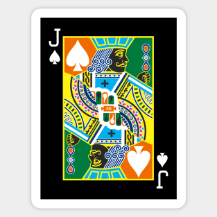 Jack of Spades Inverted Sticker